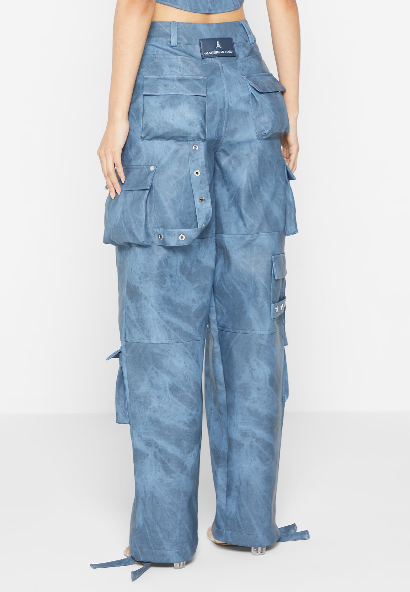 high-waisted-vintage-marble-leather-cargo-pants-washed-blue