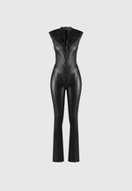 wax-coated-denim-jumpsuit-black