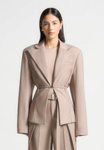 wide-shoulder-tailored-blazer-with-twin-belt-beige